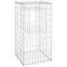 Gabion Basket Posts 50x50x100 cm - Iron, 2 pcs Set