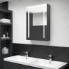 LED Bathroom Mirror Cabinet Grey 50x13x70 cm Colour grey Size 50 x 13 x 70 cm Quantity in Package 1 