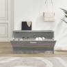 Shoe Bench Grey Sonoma - Stylish Storage for Your Shoes | HipoMarket