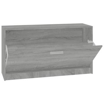 Shoe Bench Grey Sonoma - Stylish Storage for Your Shoes | HipoMarket