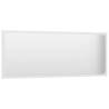 High Gloss White Bathroom Mirror - Stylish & Durable