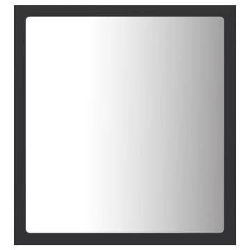 LED Bathroom Mirror Grey 40x8.5 cm - Modern & Stylish