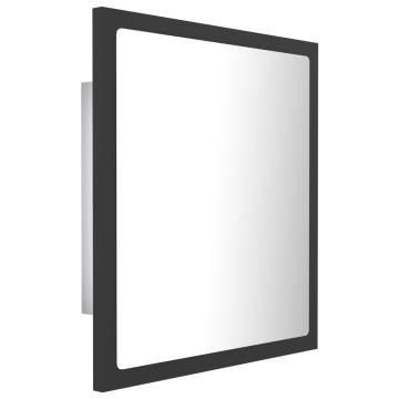 LED Bathroom Mirror Grey 40x8.5 cm - Modern & Stylish