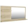 Sonoma Oak Bathroom Mirror - Stylish & Functional | HipoMarket