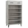 Shoe Cabinet Concrete Grey 60x35x105 cm - Hipomarket UK