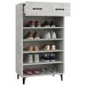 Shoe Cabinet Concrete Grey 60x35x105 cm - Hipomarket UK