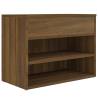 Shoe Bench Brown Oak - Stylish Storage, 60x30x45 cm