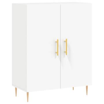 Stylish Highboard White - 69.5x34x180 cm Engineered Wood