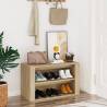 Shoe Rack Sonoma Oak 75x35x45 cm | Stylish & Functional Storage