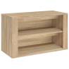 Shoe Rack Sonoma Oak 75x35x45 cm | Stylish & Functional Storage