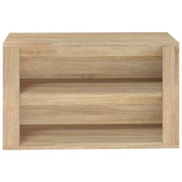 Shoe Rack Sonoma Oak 75x35x45 cm | Stylish & Functional Storage