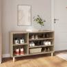 Shoe Cabinet Sonoma Oak 102x36x60 cm Engineered Wood Colour sonoma oak Quantity in Package 1 Number of Number of shelves 