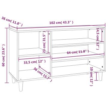 Shoe Cabinet Sonoma Oak - Stylish Storage Solution