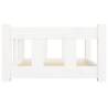 Dog Bed White 65.5x50.5x28 cm Solid Pine Wood - Hipomarket