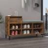 Shoe Cabinet Smoked Oak 102x36x60 cm Engineered Wood Colour smoked oak Quantity in Package 1 Number of Number of shelves 