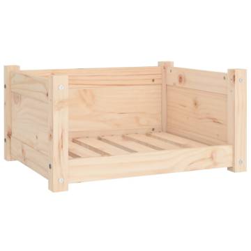 Comfortable Dog Bed | Solid Pine Wood | 55.5x45.5x28 cm