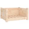 Comfortable Dog Bed | Solid Pine Wood | 55.5x45.5x28 cm