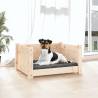 Comfortable Dog Bed | Solid Pine Wood | 55.5x45.5x28 cm