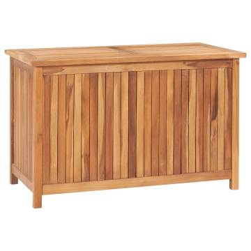 Garden Storage Box 90x50x58 cm - Solid Teak Wood - Durable & Stylish