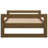 Stylish Dog Bed in Honey Brown - Solid Pine Wood