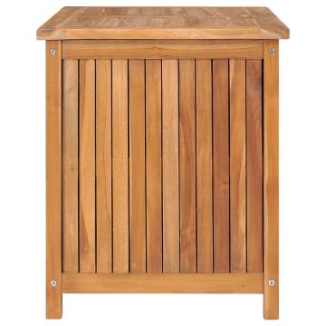 Garden Storage Box 90x50x58 cm - Solid Teak Wood - Durable & Stylish