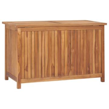 Garden Storage Box 90x50x58 cm - Solid Teak Wood - Durable & Stylish