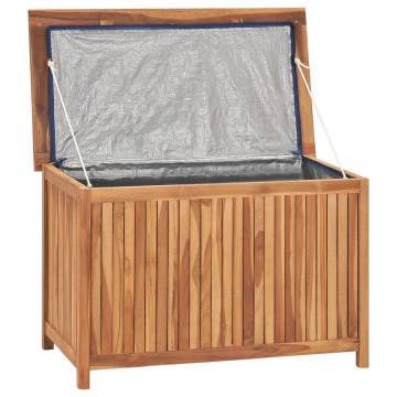 Garden Storage Box 90x50x58 cm - Solid Teak Wood - Durable & Stylish