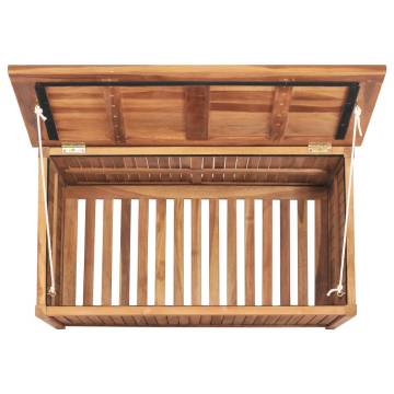 Garden Storage Box 90x50x58 cm - Solid Teak Wood - Durable & Stylish