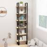 Storage Shelf 60x30x210 cm Solid Wood Pine Colour natural Quantity in Package 1 Height 210 cm Material wood 