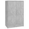 Shoe Cabinet Concrete Grey - Modern Design for Tidy Spaces