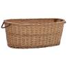 Firewood Basket with Carrying Handles 88x57x34 cm Natural Willow Size 88 x 57 x 34 cm 