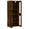 Elegant Highboard Smoked Oak - Stylish Storage Solution