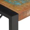 Industrial Coffee Table - Solid Reclaimed Wood, 180x90 cm