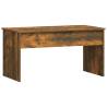 Smoked Oak Coffee Table - Lift-Top Design 102x50.5 cm