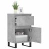 Stylish Concrete Grey Sideboard | 40x35x70 cm | HipoMarket