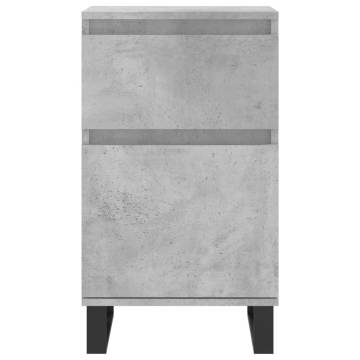 Stylish Concrete Grey Sideboard | 40x35x70 cm | HipoMarket