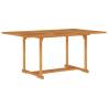 Garden Table 150x90x75 cm - Solid Teak Wood for Outdoors