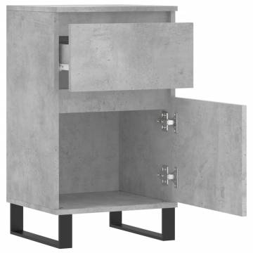 Stylish Concrete Grey Sideboard | 40x35x70 cm | HipoMarket