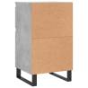 Stylish Concrete Grey Sideboard | 40x35x70 cm | HipoMarket