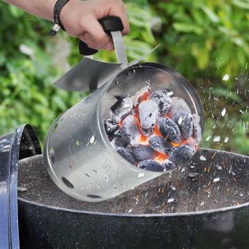 HI Chimney Charcoal Starter - Quick & Safe Barbecue Lighting