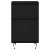 Trendy Black Sideboards - 2 pcs Engineered Wood (40x35x70 cm)