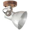 Industrial Wall/Ceiling Lamps - Set of 2 Silver 20x25 cm E27