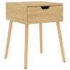 Bedside Cabinet Sonoma Oak 40x40x56 cm Engineered Wood Colour sonoma oak Quantity in Package 1 