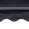 Manual Retractable Awning with LED - 350x250 cm Anthracite