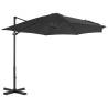 Cantilever Umbrella with Aluminium Pole Anthracite 300 cm Colour anthracite Size 300 x 238 cm Quantity in Package 1 