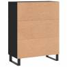 Trendy Black Sideboard - 69.5x34x90 cm | Hipomarket