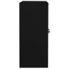 Office Cabinet Black 90x40x90 cm Steel for File Storage