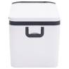 Cool Box with Handle - Black and White 18L Portable Cooler