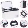 Cool Box with Handle - Black and White 18L Portable Cooler