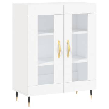 Stylish Highboard White 69.5x34x180 cm - Durable & Elegant